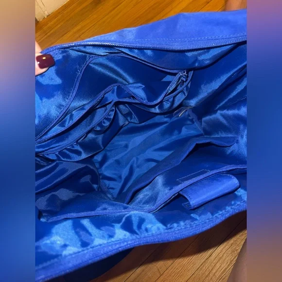 Beis Cobalt Blue Crescent Catchall Bag - Picture 9 of 16